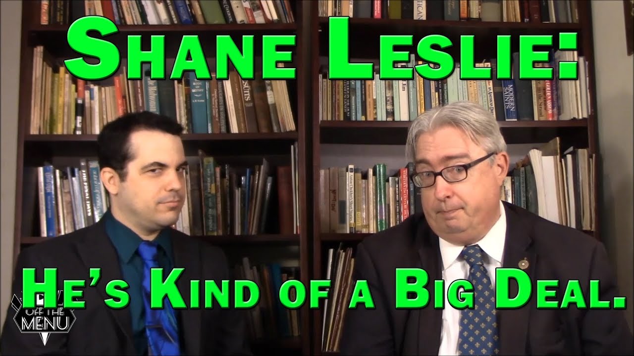 traditionalistic culture Who is Shane Leslie?