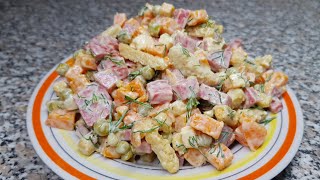 Салат бюджетный, простой и невероятно вкусный