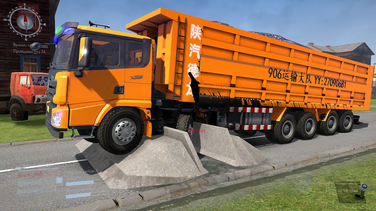 Truck Mods Vs Extreme Speed Bumps Challenge! Driver Skills Gameplay #163 #mudrunner #snowruner