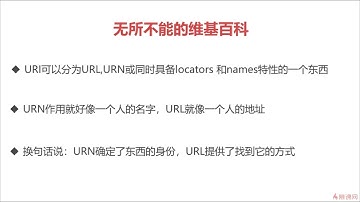 大话HTTP协议 3-2 详解URL与URI的区别与联系