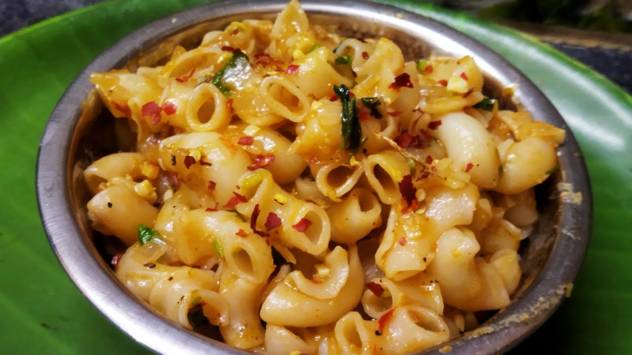 pasta Recipe/ Indian Style Macaroni pasta Recipe in tamil/ Lunch box