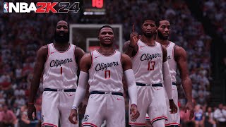 LA Clippers 1st Game at Intuit Dome! | NBA 2K24 Regular Season Mode | Mavs vs. Clippers