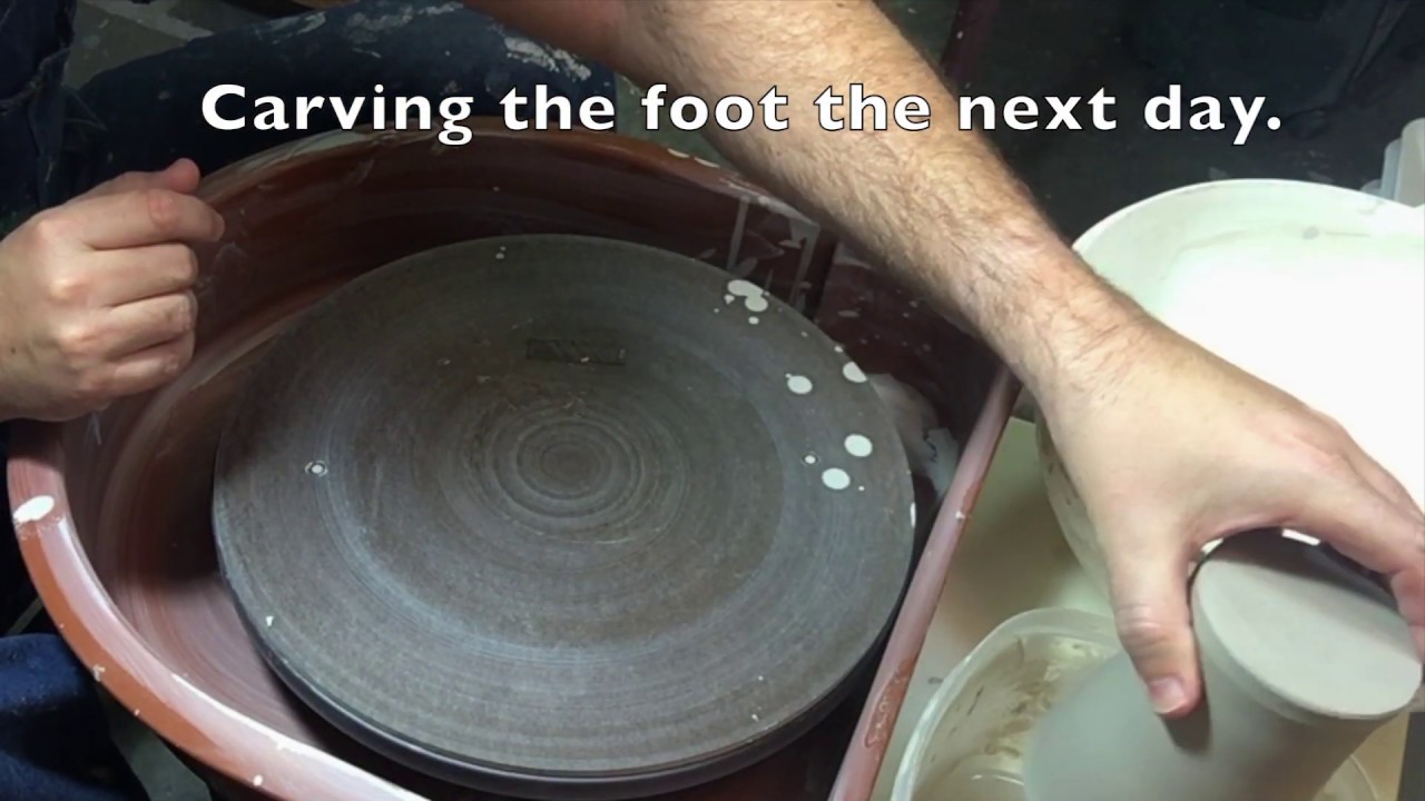 Pottery Mug at 3 months experience: Part 2 - Carving the foot