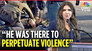 Kristi Noem Says Man Shot Dead by ICE Agents in Minneapolis Assaulted Officers | Alex Pretti |N18G