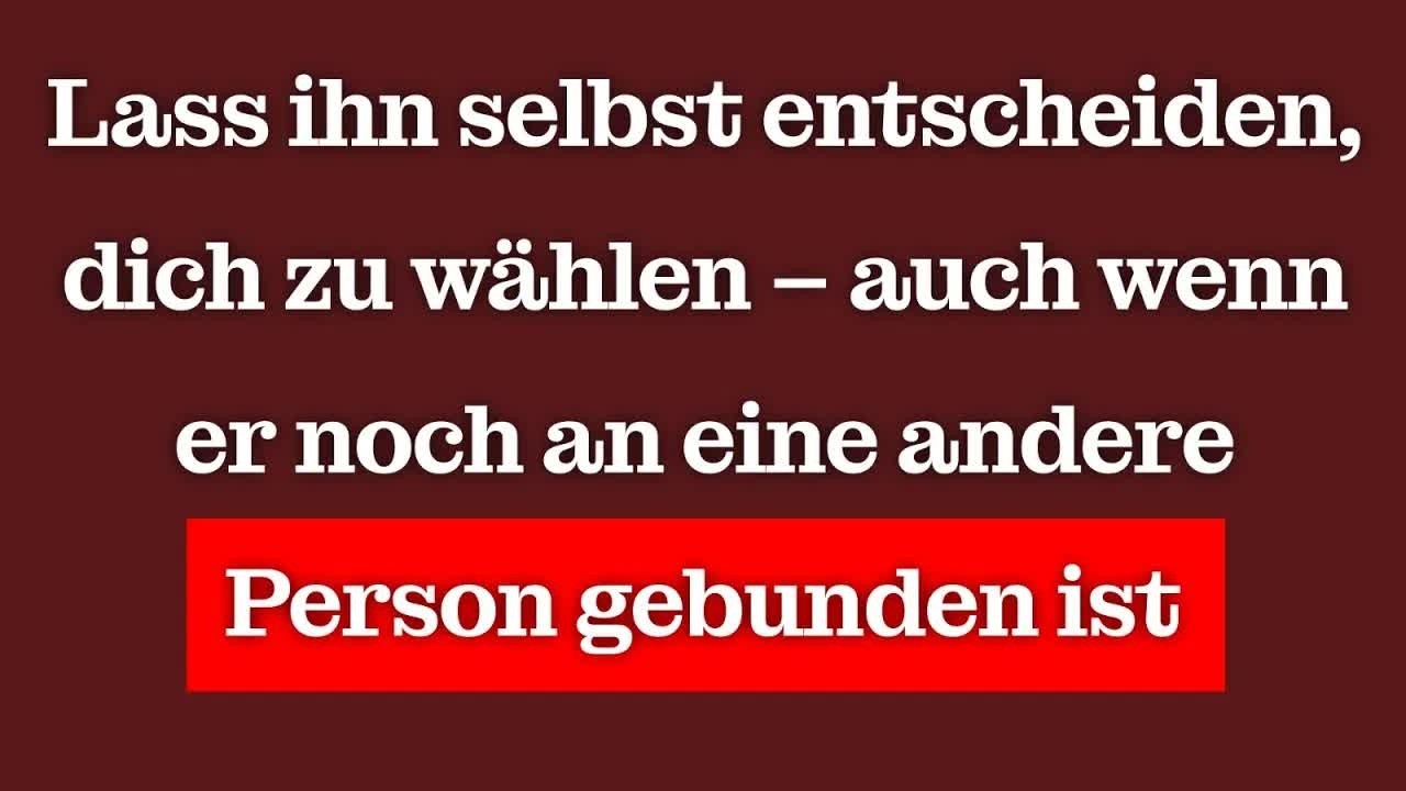 Wie du dafür sorgst, dass er immer dich wählt – selbst wenn es eine andere Frau gibt