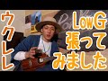 #ウクレレ テナーウクレレをLowG設定にしてみた ウクレレ 57