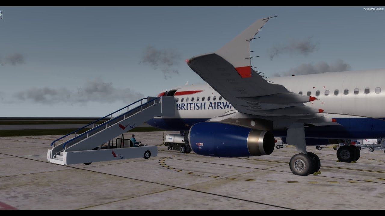 Prepar 3D V3.4 | London Gatwick (UK2000 v4) - Genoa | A320 | BA2688