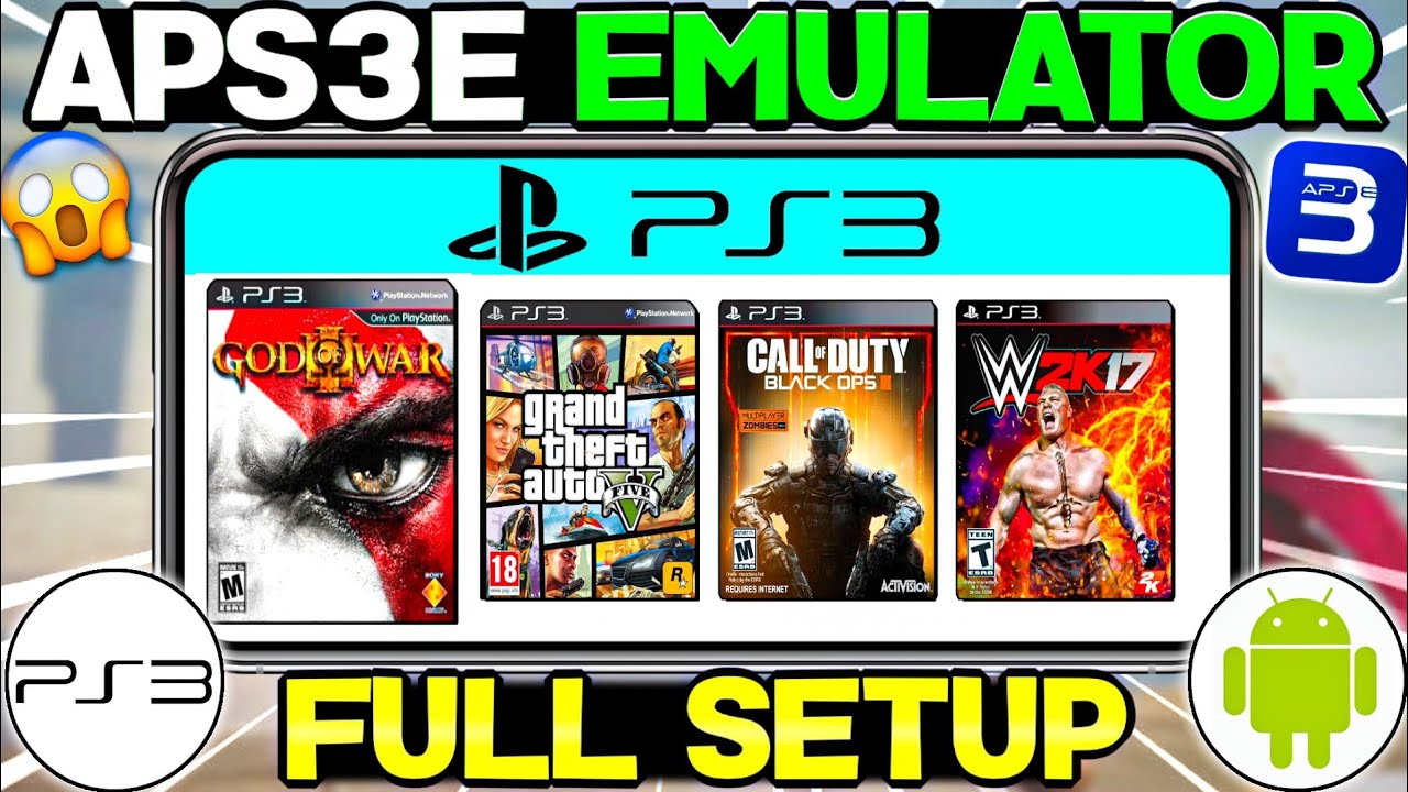 🔥 PLAY PS3 GAMES ON ANDROID - Aps3e Emulator Setup Guide And Setting ...
