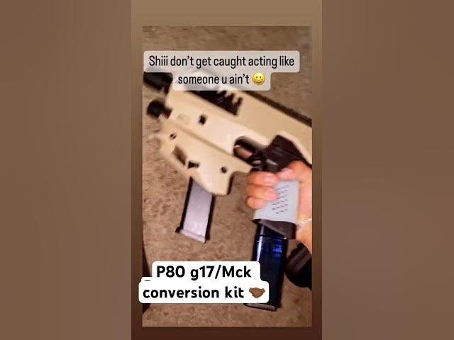 P80 G17/MCK conversion kit 🤝🏾📦#viral #subscribe #comment #glock #money #shorts