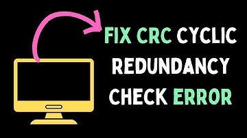 How to Fix CRC Cyclic Redundancy Check Error in Windows 11