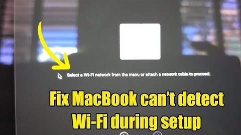 OPGELOST: Foutmelding "Selecteer een wifi-netwerk of sluit een netwerkkabel aan" op MacBook Pro M...