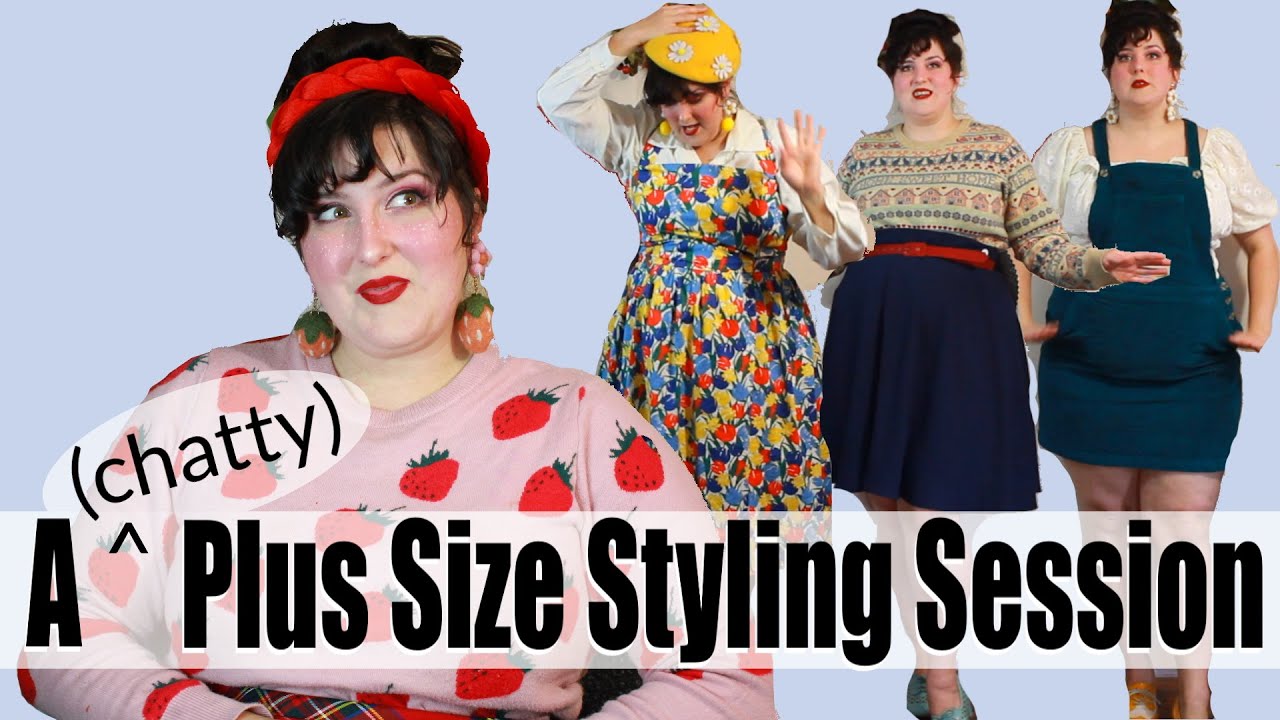 Sustainable fashion, plus size styling, and body neutrality || let's put together outfits and c