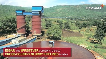 First-ever Slurry Pipeline in India - Built By Essar.