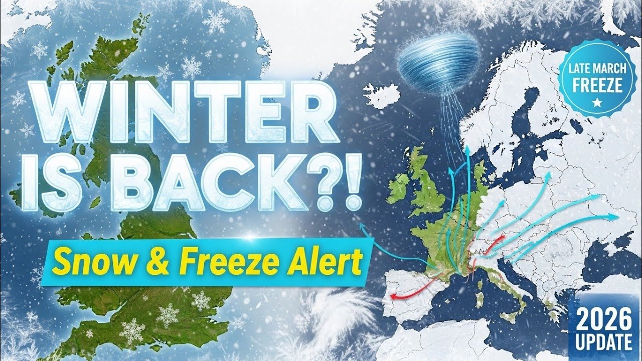 Is Winter Back? Late March 2026 Snow & Freeze Forecast for UK & Europe ...