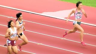 2016ユース陸上女子 400ｍ 準決勝3組 20161021