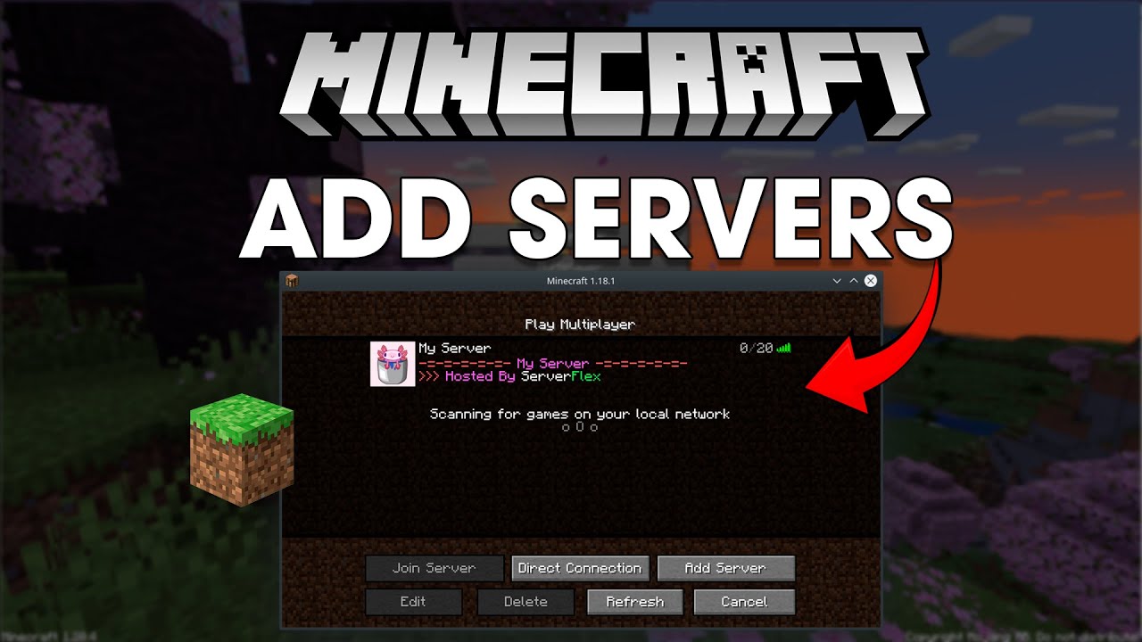 How To Add Servers To Minecraft (All Versions) - Tutorial - YouTube