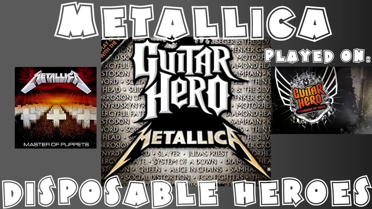 Metallica Disposable Heroes Guitar Hero Metallica Expert + Full