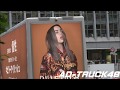 ビリー・アイリッシュ (Billie Eilish) Debut album "WHEN WE ALL FALL ASLEEP, WHERE DO WE GO?" 宣伝トラック＠渋谷