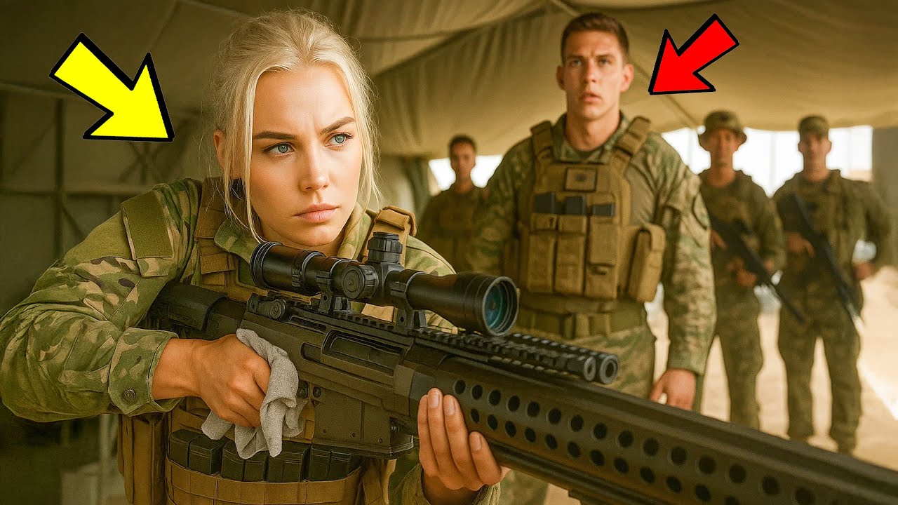 „Bist du das?“ — SEAL-Chef erstarrte, als die 3.247 m Scharfschützin ihr Barrett .50 reinigte