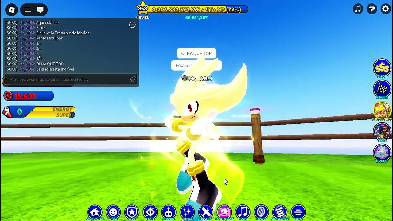 SUPER SILVER NO SONIC SPEED SIMULATOR! (Milagre absoluto)