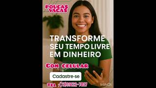 Renda extra , cada vez que acessa celular, você ganha.