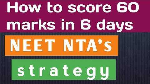 How to score 60 marks in physics in just 6 days|