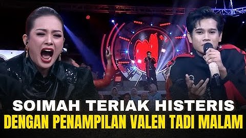 MAE SOIMAH TERIAK HISTERIS DENGAN PENAMPILAN VALEN DI TOP 10 BESAR D