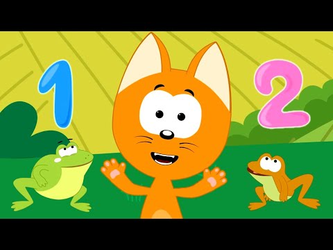 Голодная лягушка 🐸 Учимся считать от 1 до 5! – Сборник – Котэ ТВ – Песенки для малышей
