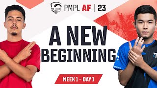 [EN] 2023 PMPL Africa  W1D1  | Spring | PUBG MOBILE Pro League