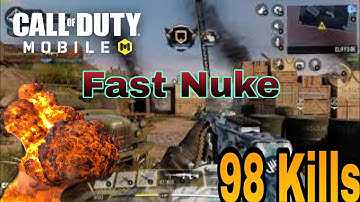 98 KILLS FASTEST NUKE in CALL OF DUTY: MOBILE! (COD Mobile) CODM