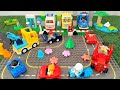 LEGO DUPLO Parking Garage 🚗 Cars, Police &amp; Ambulance + Tow Truck Rescue!