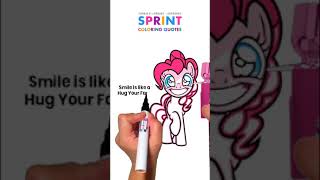 Coloring: Pinkie Pie #Pinkiepie💗💗💗 #Coloring #Shorts | #RITZColoringPages
