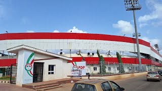 WELCOME TO SAMUEL OGBEMUDIA STADIUM THAT WAS RECONSTRUCTION BY GOVERNOR GODWIN OBASEKI 20/5/2024