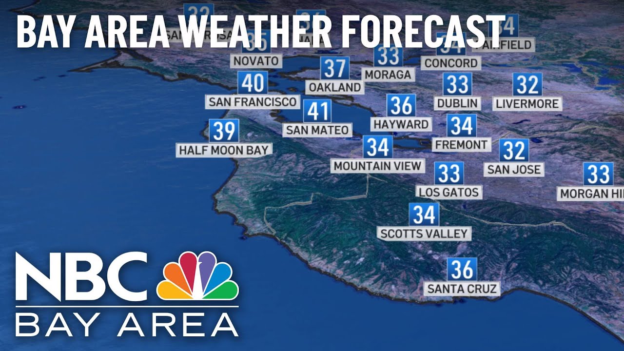 Bay Area Weather: Freeze Warning and Wind Advisory Monday - YouTube