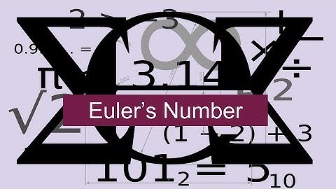 The Mysterious Constant e