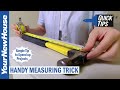 Quick Measure Tip for Speedy Projects - Quick Tip