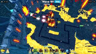 Endless Mode Wave 180 Toilet Tower Defense