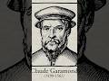Garamond y la historia de su creador ⭐️#garamond #historia #diseñografico #tipografia #tipografo