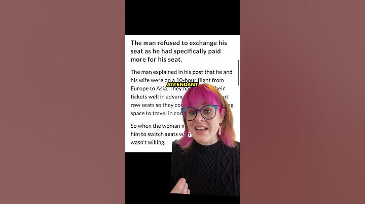A man refused to give up his 'extra legroom' seat for a woman with a baby