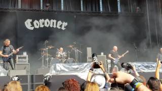 CORONER- Golden Cashmere Sleeper~Live 2016 Rock Fest Barcelona.