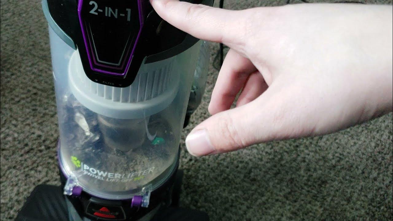 Bissell PowerLifter Swivel LiftOff Pet Vacuuming Living Room YouTube