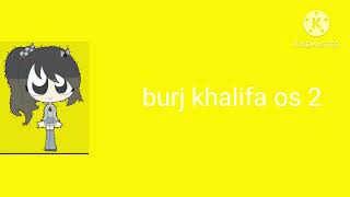 Burj khalifa os 1 2 3 logo