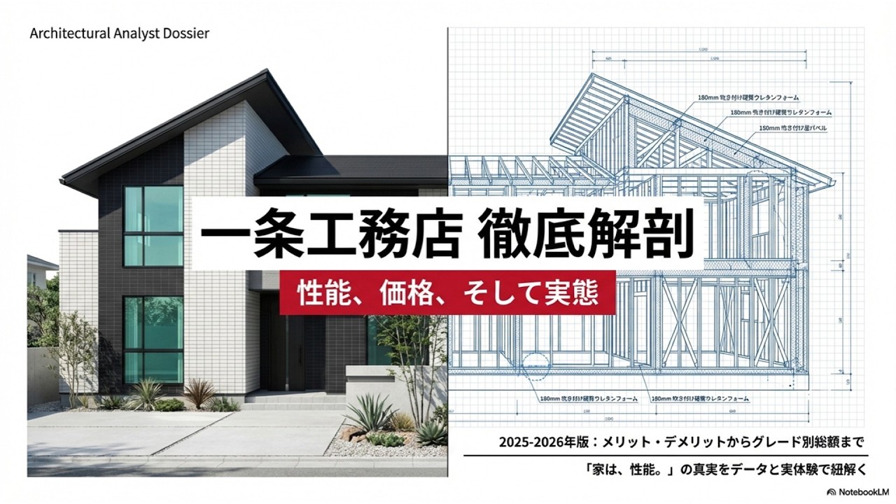 一条工務店 徹底解剖 本当に【買い】なのか