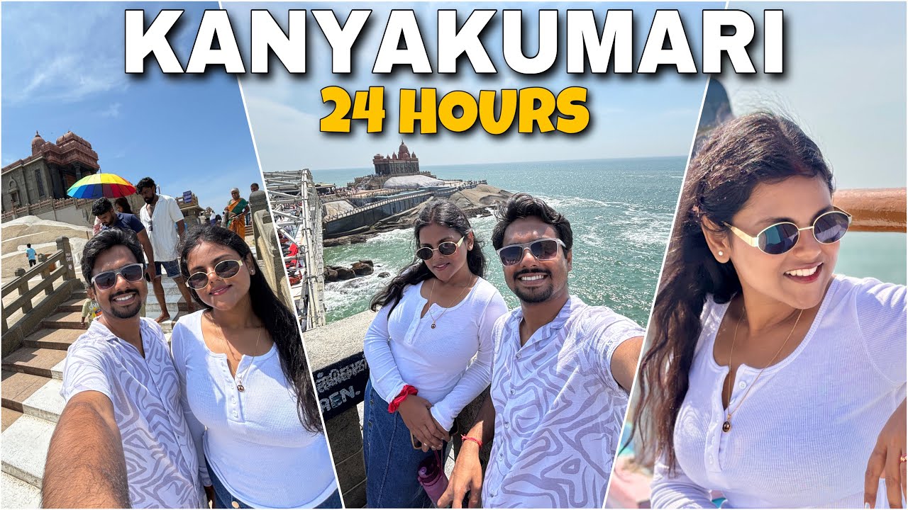 24 Hours in KANYAKUMARI 🇮🇳 Budget Travel, Food, Hotel | Travel Vlog