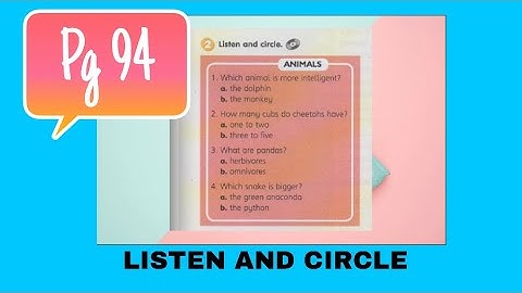 GET SMART PLUS 4 | TEXTBOOK PAGE 94 | ACTIVITY 2 | LISTEN AND CIRCLE