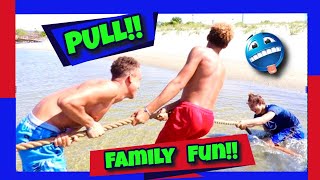 Tug of War FAMILY CHALLENGE:  Tears, Cheers, Kings, & Queens!