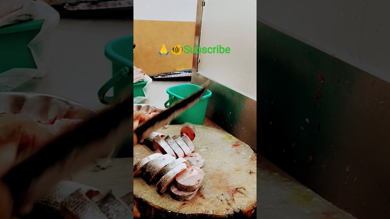fish cutting video skills 🐠🐟🐟 Barracuda fish cutting 