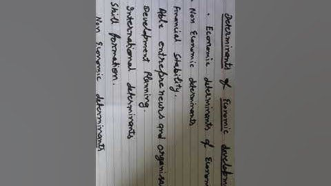 Determinants of economic development/part  3