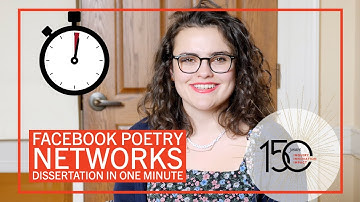 Facebook Poetry Networks | Dissertation in One Minute