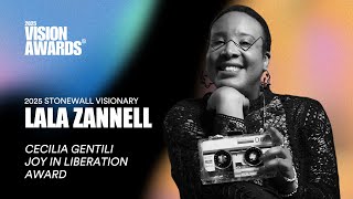 LaLa Zannell Remarks - Stonewall's 2025 Vision Awards